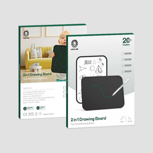 Green Lion 2-in-1 LCD Drawing Board