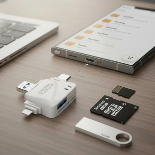 Go-Des 6 in 1 Phone Card Reader